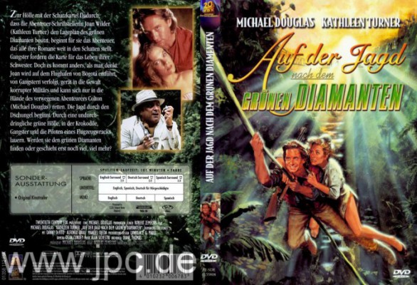 poster Auf der Jagd nach dem grünen Diamanten  (1984)